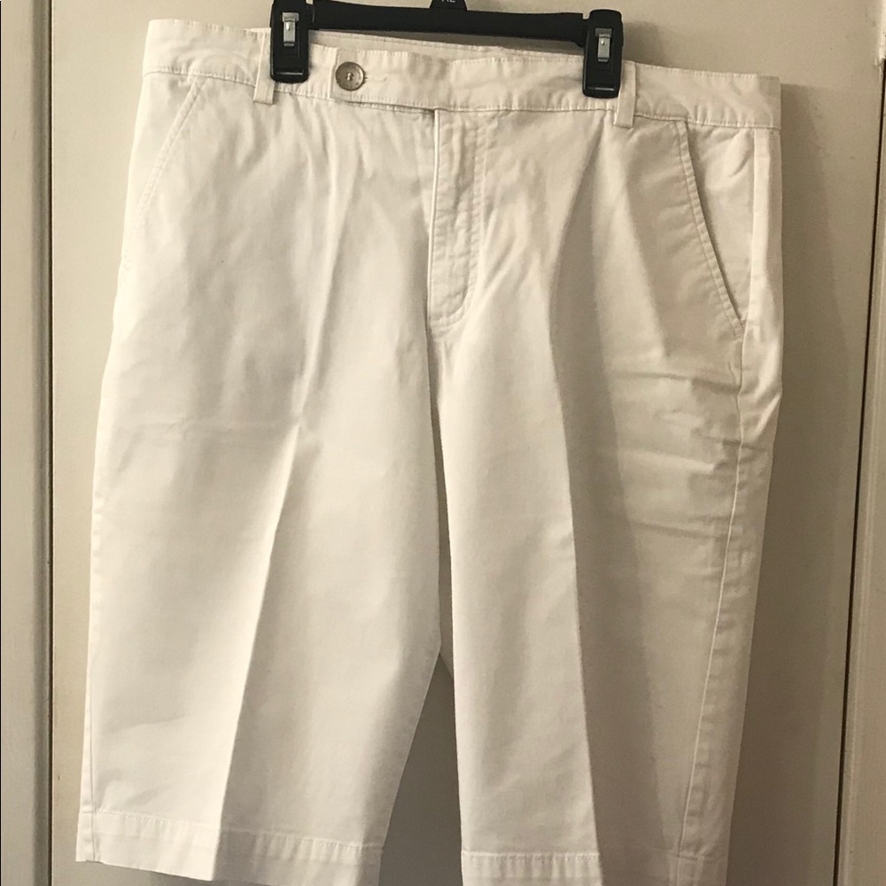 White capris. Size 16